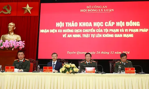 Hội thảo khoa học Nhận diện xu hướng dịch chuyển của tội phạm và vi phạm pháp luật về an ninh, trật tự lên không gian mạng