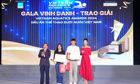 Hơn 100 vận động viên tiêu biểu được vinh danh tại Gala Vietnam Aquatics Awards 2024