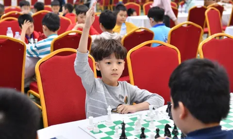 Gần 2.000 kỳ thủ nhí tranh tài Giải Cờ vua Báo Thiếu niên Tiền phong và Nhi đồng