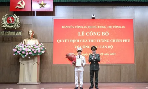 Trao quyết định bổ nhiệm Thiếu tướng Đặng Hồng Đức giữ chức vụ Thứ trưởng Bộ Công an