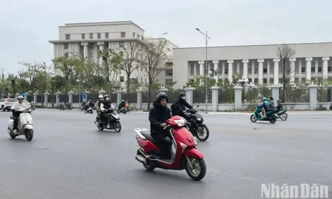 Ngày 9/1, không khí lạnh tăng cường ở miền bắc, gió mạnh và sóng lớn trên biển