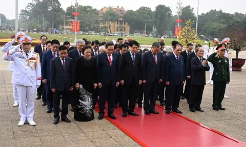 Lãnh đạo, nguyên lãnh đạo Đảng, Nhà nước vào Lăng viếng Chủ tịch Hồ Chí Minh