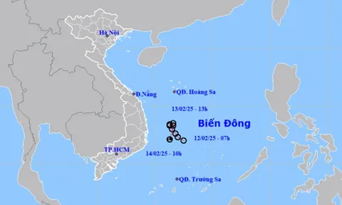 Áp thấp nhiệt đới suy yếu thành vùng áp thấp