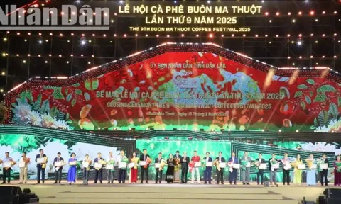 Lễ hội cà-phê Buôn Ma Thuột lần thứ 9 năm 2025 thu hút khoảng 250 nghìn lượt du khách