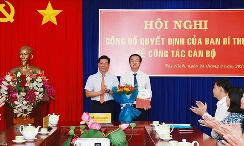 Ban Bí thư chuẩn y đồng chí Phan Huỳnh Quốc Vinh giữ chức Chủ nhiệm Ủy ban Kiểm tra Tỉnh ủy Tây Ninh