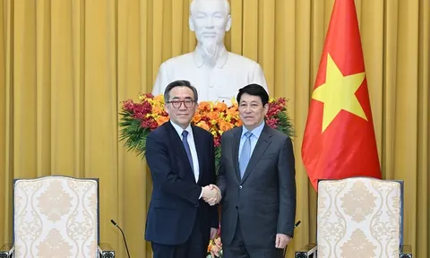 Chủ tịch nước Lương Cường tiếp Bộ trưởng Ngoại giao Hàn Quốc
