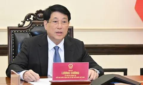 Chủ tịch nước Lương Cường điện đàm với Tổng thống Hàn Quốc Lee Jae Myung