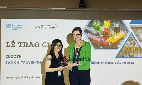 Trao giải báo chí “Truyền thông về phòng chống bệnh không lây nhiễm”