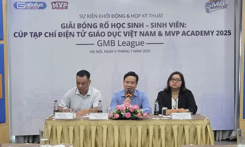 Khởi động Giải Bóng rổ Học sinh - Sinh viên: Cup Tạp chí điện tử Giáo dục Việt Nam & MVP Academy 2025