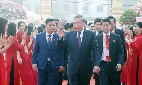Tổng Bí thư Tô Lâm dự Đại hội đại biểu Đảng bộ xã Nghĩa Trụ lần thứ I
