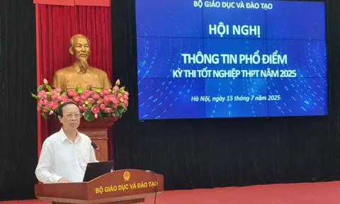 Bộ Giáo dục và Đào tạo công bố phổ điểm Kỳ thi tốt nghiệp THPT năm 2025
