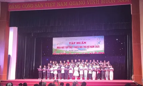Thúc đẩy phong trào văn hóa nghệ thuật của thiếu nhi Thủ đô