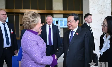 Chủ tịch Quốc hội Trần Thanh Mẫn gặp trưởng đoàn các nước nhân dịp dự Hội nghị các Chủ tịch Quốc hội thế giới lần thứ 6
