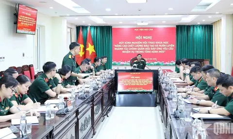 Học viện Hậu cần tổ chức hội nghị rút kinh nghiệm Hội thảo khoa học về ngành Tài chính Quân đội