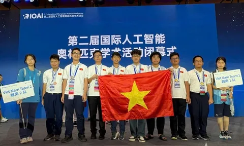 Học sinh Việt Nam giành 3 huy chương vàng Olympic trí tuệ nhân tạo quốc tế