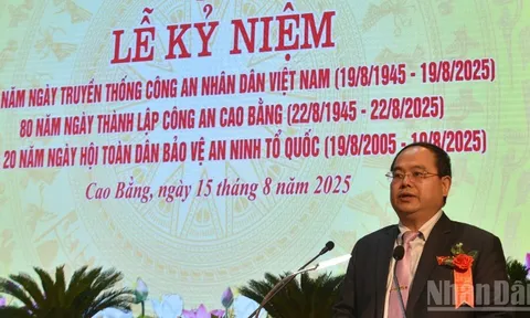 Xây dựng Công an Cao Bằng gần dân, trọng dân, gắn bó với nhân dân