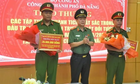 Đà Nẵng khen thưởng Chuyên án truy bắt đối tượng cướp tiệm vàng