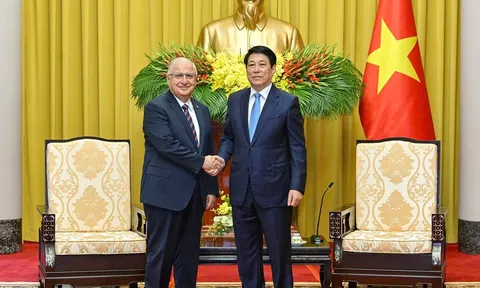Chủ tịch nước Lương Cường tiếp Bộ trưởng Bộ Quốc phòng Thổ Nhĩ Kỳ