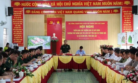 Triển khai chủ trương đầu tư xây dựng Trường phổ thông nội trú liên cấp tiểu học và trung học tại xã biên giới Buôn Đôn