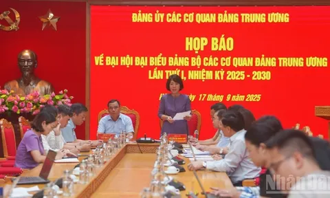 Đảng ủy các cơ quan Đảng Trung ương thông tin về công tác chuẩn bị đại hội