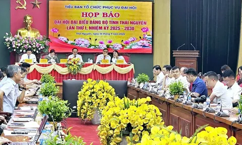 Thái Nguyên công bố chương trình, nội dung trọng tâm Đại hội Đại biểu Đảng bộ tỉnh lần thứ nhất, nhiệm kỳ 2025 – 2030