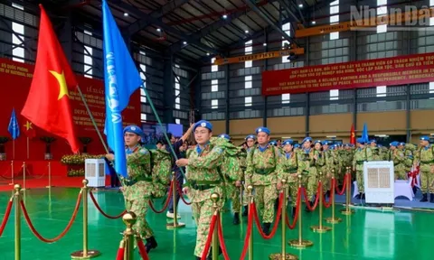 Hai đơn vị thuộc Bộ Quốc phòng xuất quân làm nhiệm vụ gìn giữ hòa bình Liên hợp quốc