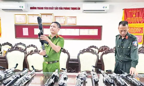 Ngăn chặn hành vi tàng trữ, sử dụng vũ khí quân dụng trái phép