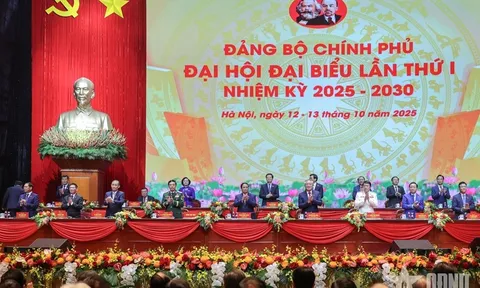 Khai mạc Đại hội đại biểu Đảng bộ Chính phủ lần thứ I