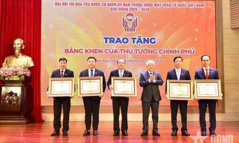 Đại hội Thi đua yêu nước Cơ quan Ủy ban Trung ương MTTQ Việt Nam giai đoạn 2025-2030