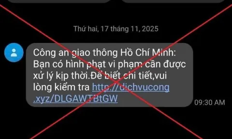 Cảnh giác với tin nhắn lừa đảo thông báo “phạt nguội” vi phạm giao thông