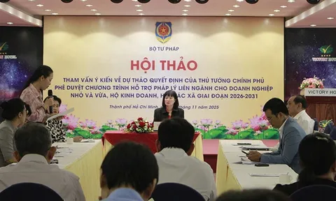 Lấy ý kiến về chương trình hỗ trợ pháp lý cho doanh nghiệp