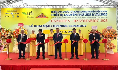 Khai mạc Triển lãm quốc tế HanoiTex & HanoiFabric 2025 tại Hà Nội