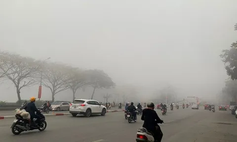 Thời tiết hôm nay (18-12): Hà Nội có sương mù, Bắc Bộ mưa rải rác, trời rét
