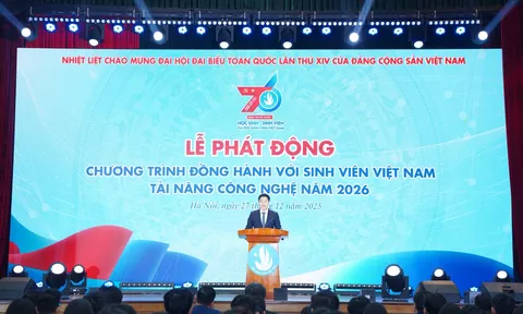 Phát động Chương trình đồng hành cùng sinh viên Việt Nam tài năng công nghệ năm 2026