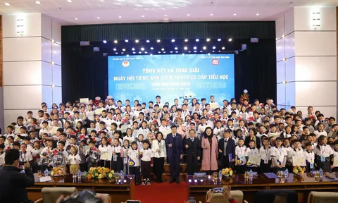 Trao 82 giải thưởng tại Ngày hội Tiếng Anh STEM Robotics - Bước tiến đổi mới giáo dục tiểu học Hà Nội