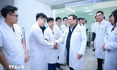 Thủ tướng thăm, chúc Tết, động viên y bác sỹ và bệnh nhân tại các Bệnh viện