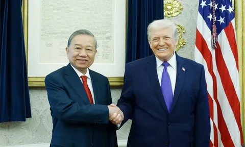 Tổng Bí thư Tô Lâm gặp Tổng thống Hoa Kỳ Donald Trump