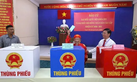 Kết thúc bầu cử, tỷ lệ cử tri cả nước đi bỏ phiếu đạt 99,38%, Lào Cai và Huế đạt 100%