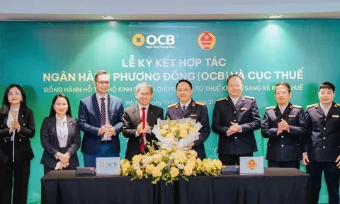 Cục Thuế-Ngân hàng OCB ký kết hợp tác hỗ trợ hộ kinh doanh chuyển đổi sang kê khai thuế