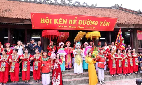 Lễ hội Kén rể Đường Yên chính thức trở thành Di sản văn hóa phi vật thể quốc gia