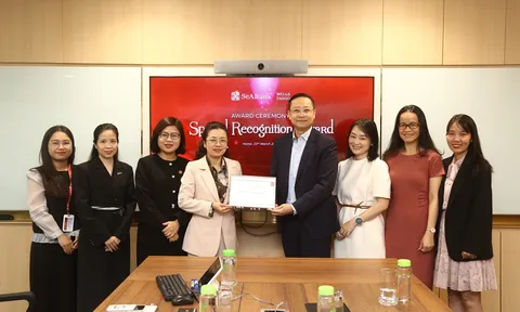 Wells Fargo trao tặng Giải thưởng “Ngân hàng được công nhận đặc biệt về thanh toán quốc tế 2024 - 2025” cho SeABank