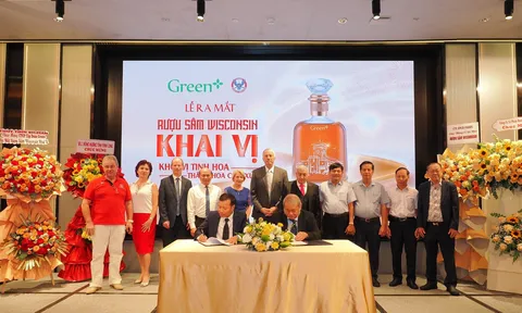 Tập đoàn Green+ ra mắt Rượu Sâm Wisconsin Khai Vị: Tinh hoa giao thoa, nâng tầm trải nghiệm ẩm thực Việt