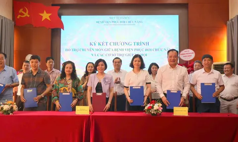 Ký kết hợp tác phục hồi chức năng, mở rộng cơ hội tiếp cận y tế cho người khuyết tật