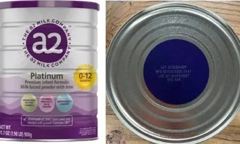 Bộ Y tế yêu cầu rà soát, thu hồi 3 lô sữa a2 Platinum Premium cho trẻ nhỏ