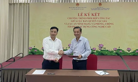 Siết chặt quản lý bản quyền trên không gian mạng - Sự hợp tác chiến lược giữa Cục Bản quyền tác giả và Bộ Công an
