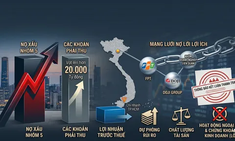 Nợ xấu Ngân hàng TPBank tăng gần 80% và bất thường khoản phải thu lên tới hơn 20.000 tỷ đồng