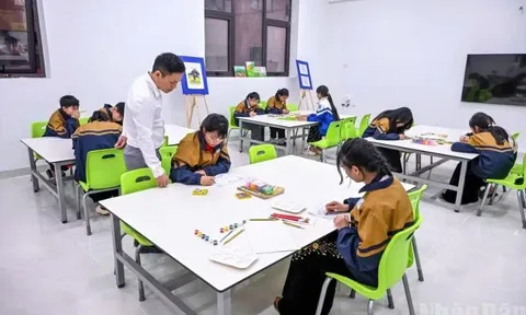 Nỗ lực hoàn thành trường nội trú liên cấp tại xã biên giới đúng tiến độ để đón năm học mới