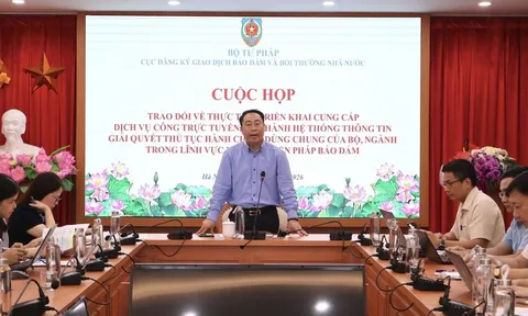 Gỡ vướng trong vận hành dịch vụ công trực tuyến đăng ký biện pháp bảo đảm