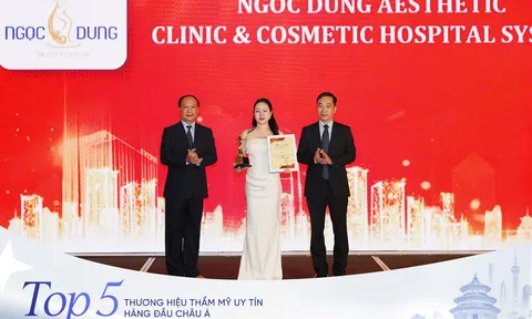 Ngọc Dung Beauty Được Vinh Danh "Top 5 Thương Hiệu Thẩm Mỹ Uy Tín Hàng Đầu Châu Á" Tại Diễn Đàn Kinh Tế Châu Á - Thái Bình Dương 2026