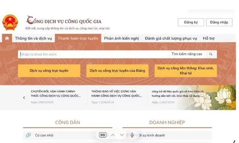 Quản lý, vận hành, khai thác Cổng Dịch vụ công quốc gia